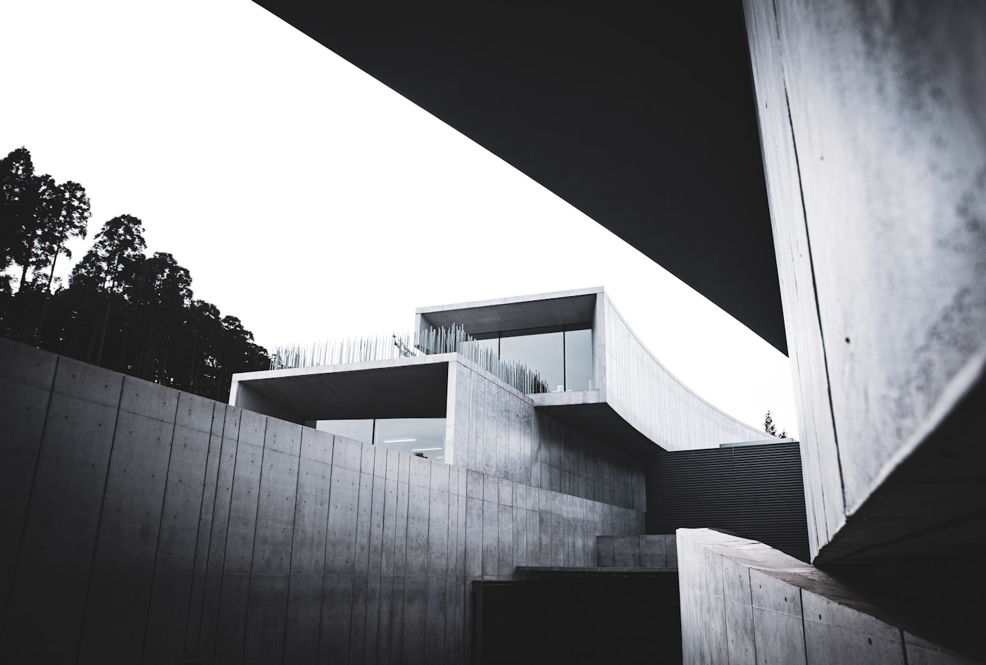 The Grey Block — a monolithic concrete street facade in West End, Brisbane